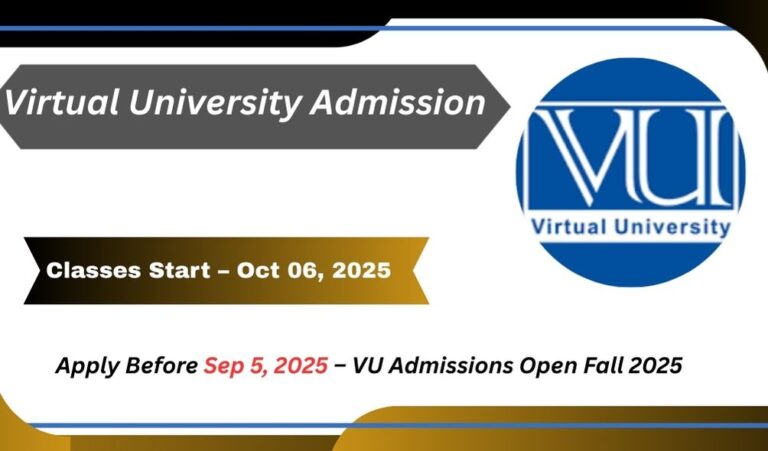 Virtual University Admission